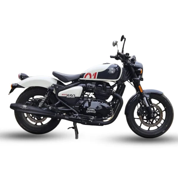 Stellar Exhaust for Royal Enfield Shotgun 650 - Black Finish