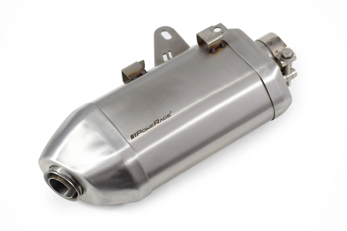 RE Guerilla 450 - Brushed Steel Finish (Matte) PoweRage Performance Slip on Exhaust