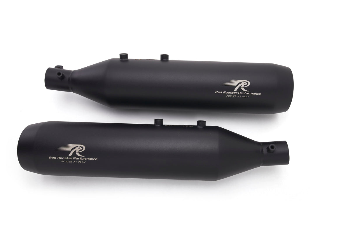 Astral Exhaust for Royal Enfield Super Meteor 650 - Black Finish