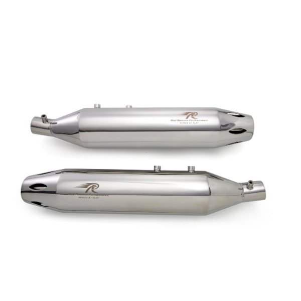 Astral Pro Exhaust for Royal Enfield Super Meteor 650 - Polish Finish