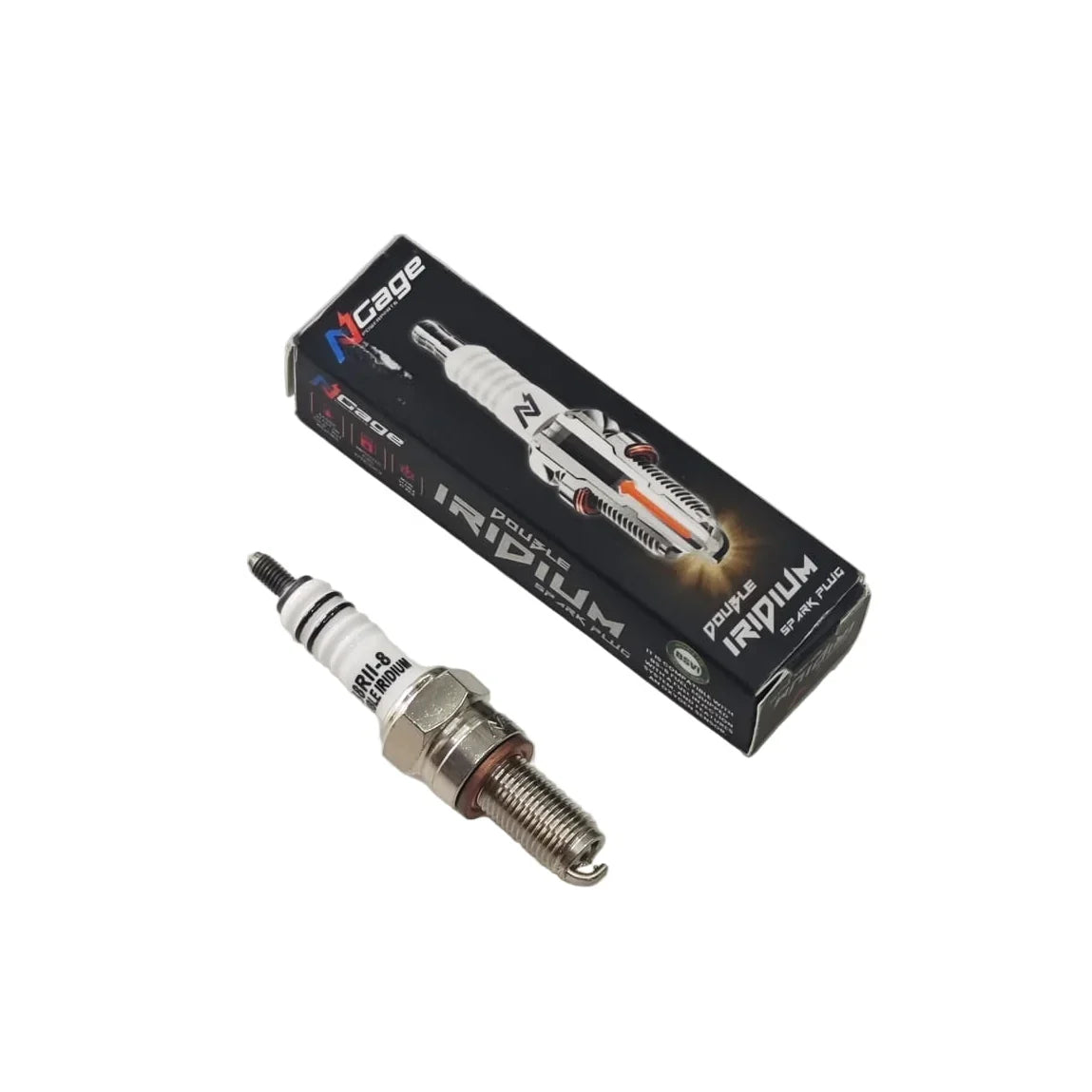 Hero Xpulse 200 / 4V / Pro / Rally - Powerage Performance Combo | Slip-On Exhaust + NGAGE Hyper Flow Air Filter + NGAGE Double Iridium Spark Plug