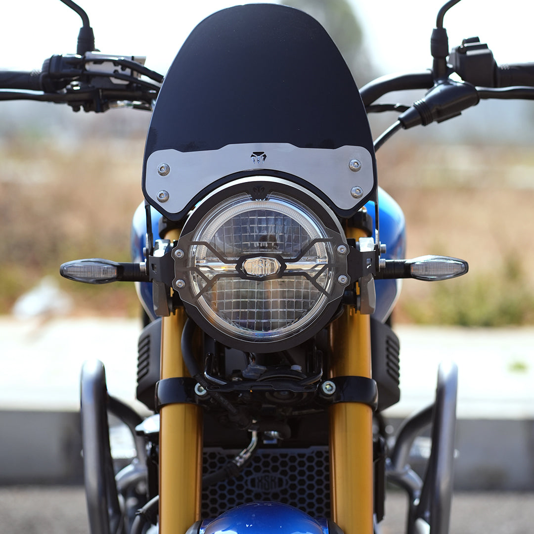 HEADLIGHT GUARD WITH ACRYCLIC  FOR YAMAHA XSR 155