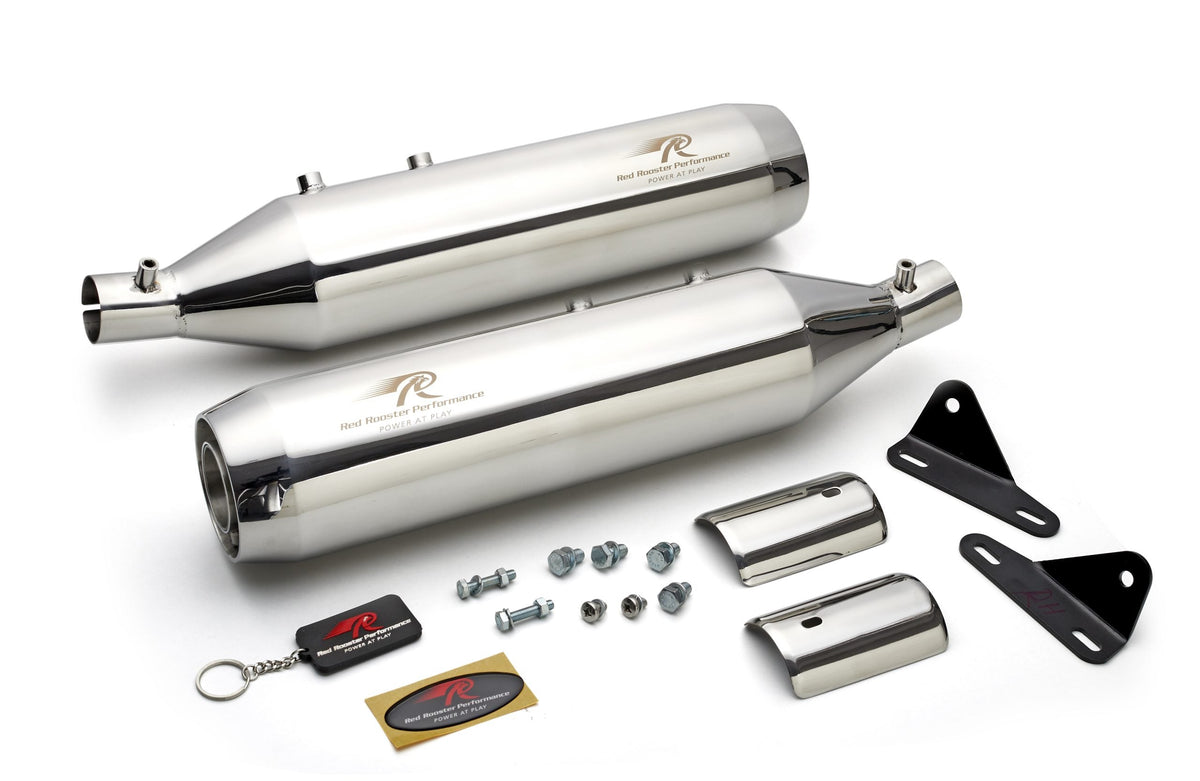 Astral Exhaust for Royal Enfield Super Meteor 650 - Polish Finish