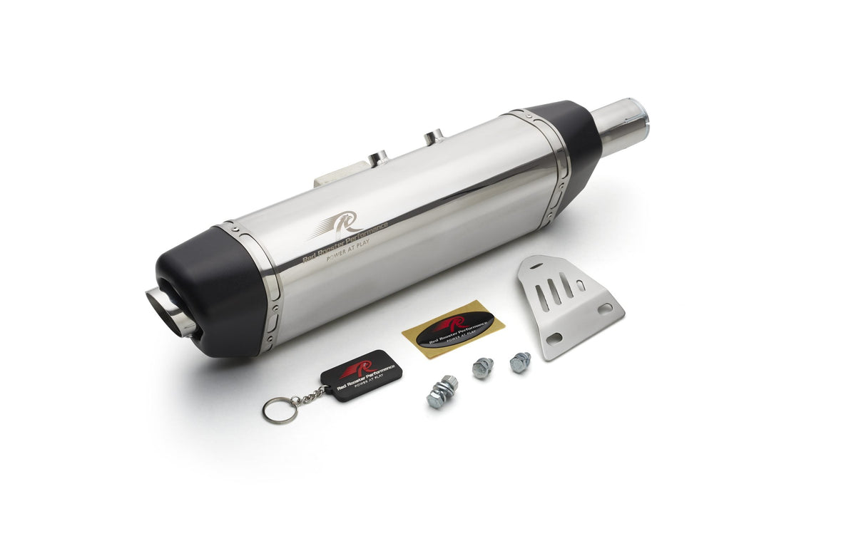 Vertex Exhaust for Royal Enfield Scram 440 - Polish Exhaust