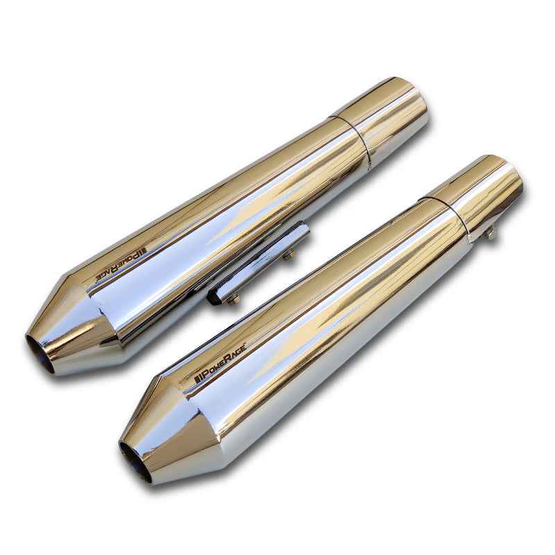 Royal Enfield Continental GT 650 / Interceptor 650 Twins Polish Finish - Short Type PoweRage Performance Slip-On Exhaust