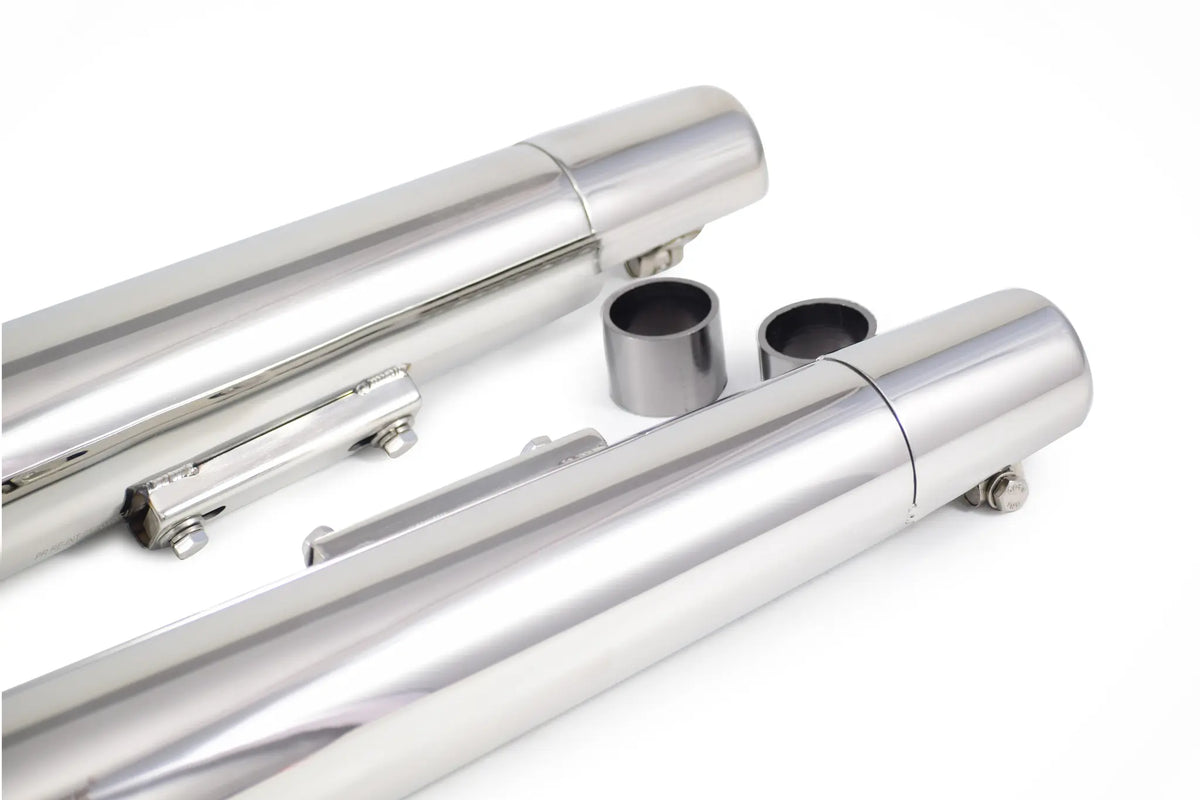 Royal Enfield Continental GT 650 / Interceptor 650 Twins Polish Finish - Long Type PoweRage Performance Slip-On Exhaust