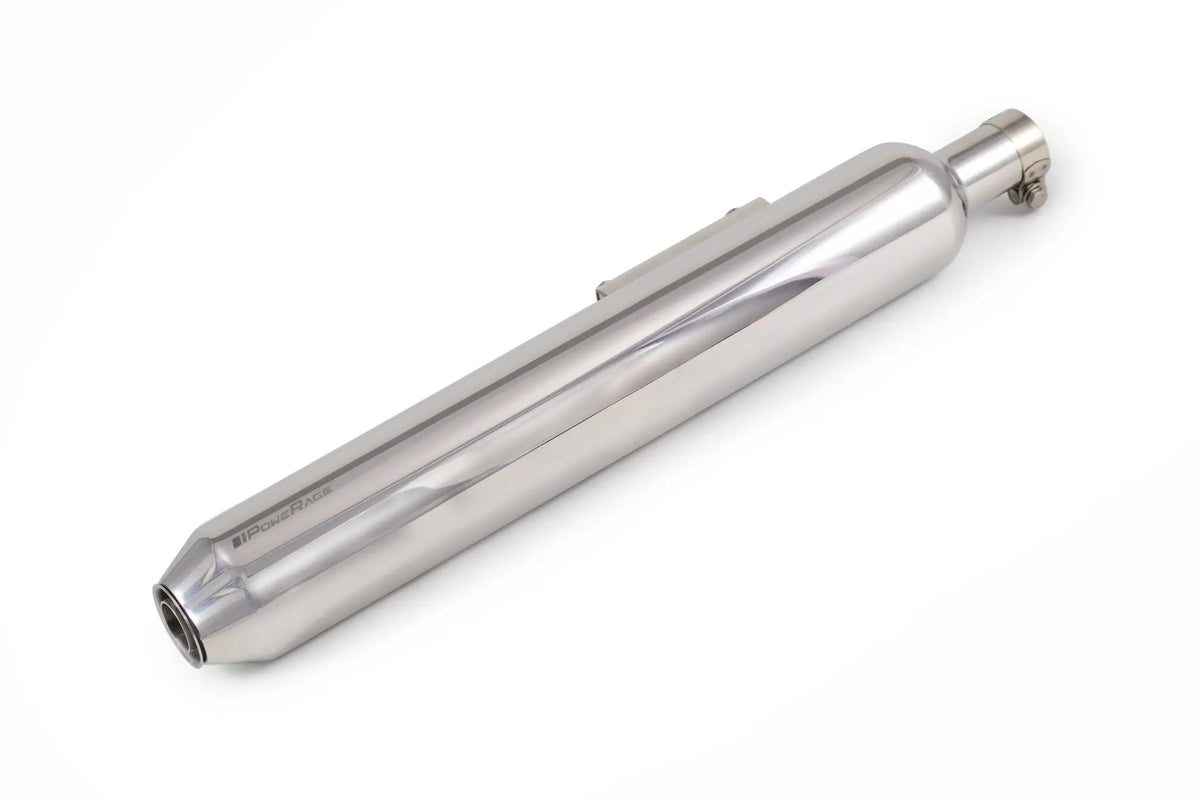 Royal Enfield Meteor 350 / Reborn 350 Powerage Performance Slip-On Exhaust | Steel Brushed