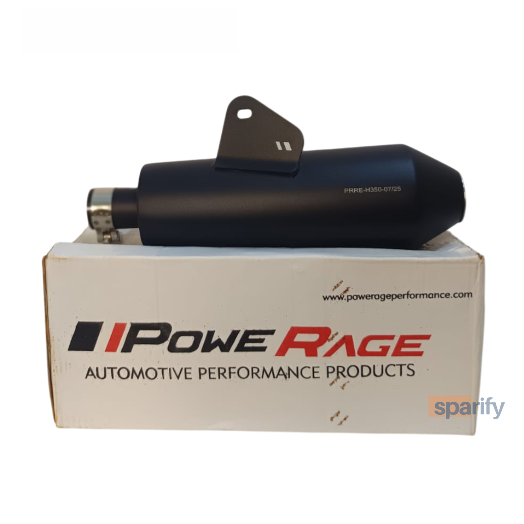 RE Hunter - Black Finish - PoweRage Performance Slip on Exhaust