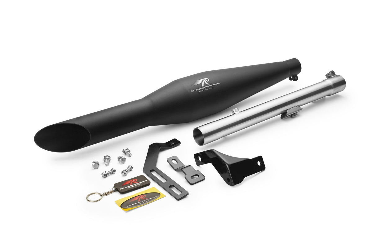 Rumbler Ace Exhaust for Royal Enfield Meteor 350 - Black Finish