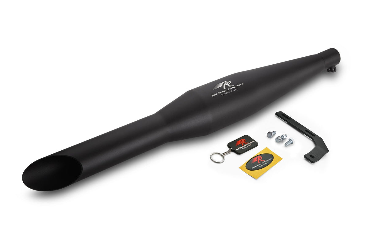Rumbler Exhaust for Royal Enfield Classic 500 (2010 - 2026) - Black Finish