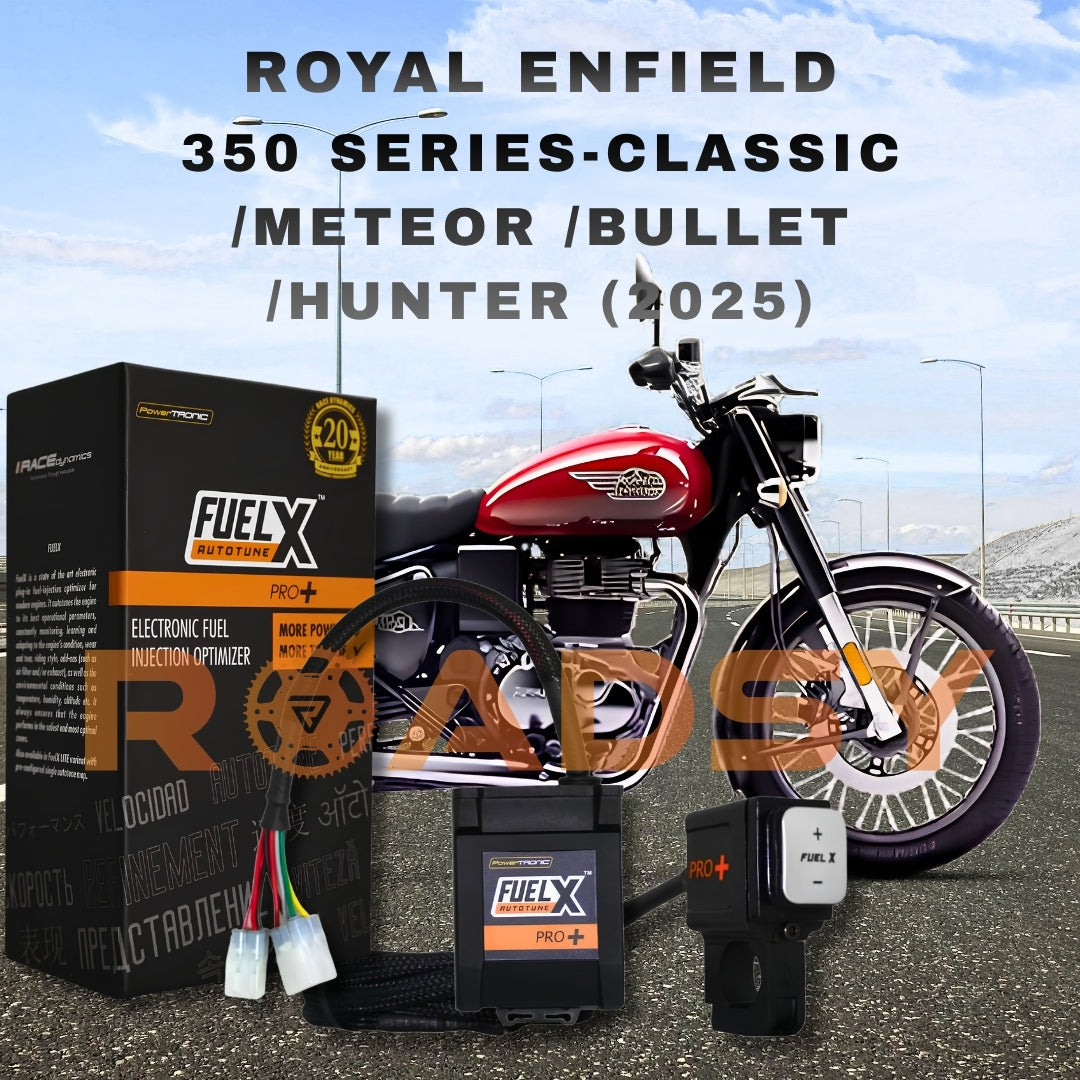 FuelX Pro+ for Royal Enfield 350 series - Classic 350 /Meteor 350 /Bullet 350 /Hunter 350 2025 (DUAL O2 SENSOR)