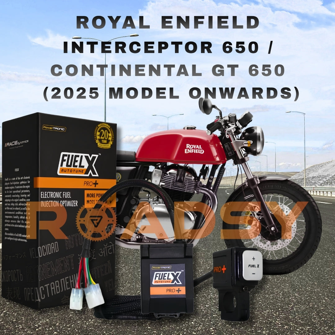 RE Interceptor 650 / Continental GT 650 (2025 model onwards)| With 4 O2 sensor - FuelX Pro+
