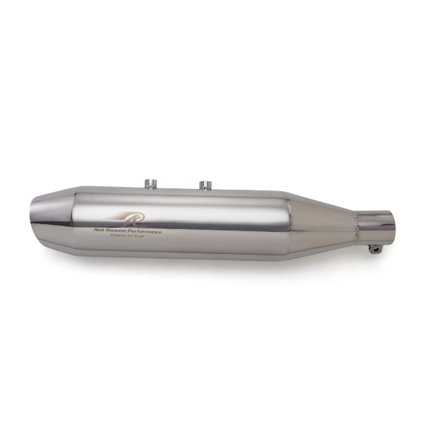 Rumbler Max Exhaust for Royal Enfield Hunter 350 - Polish Finish