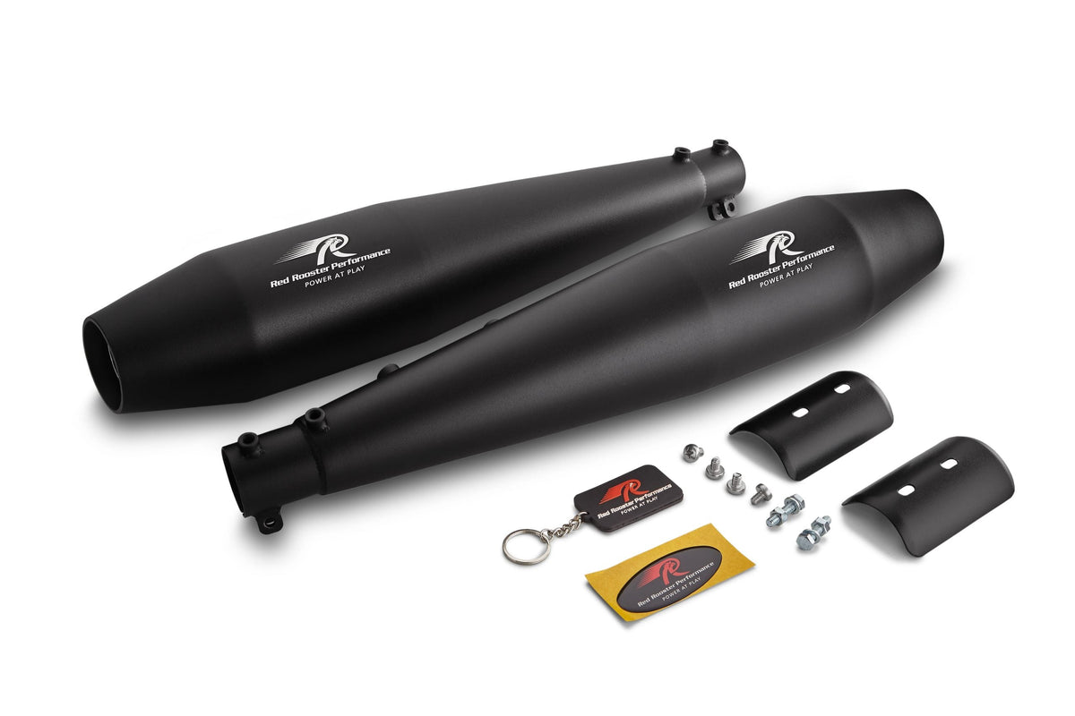 Stellar Exhaust for Royal Enfield Continental GT 650 - Black Finish