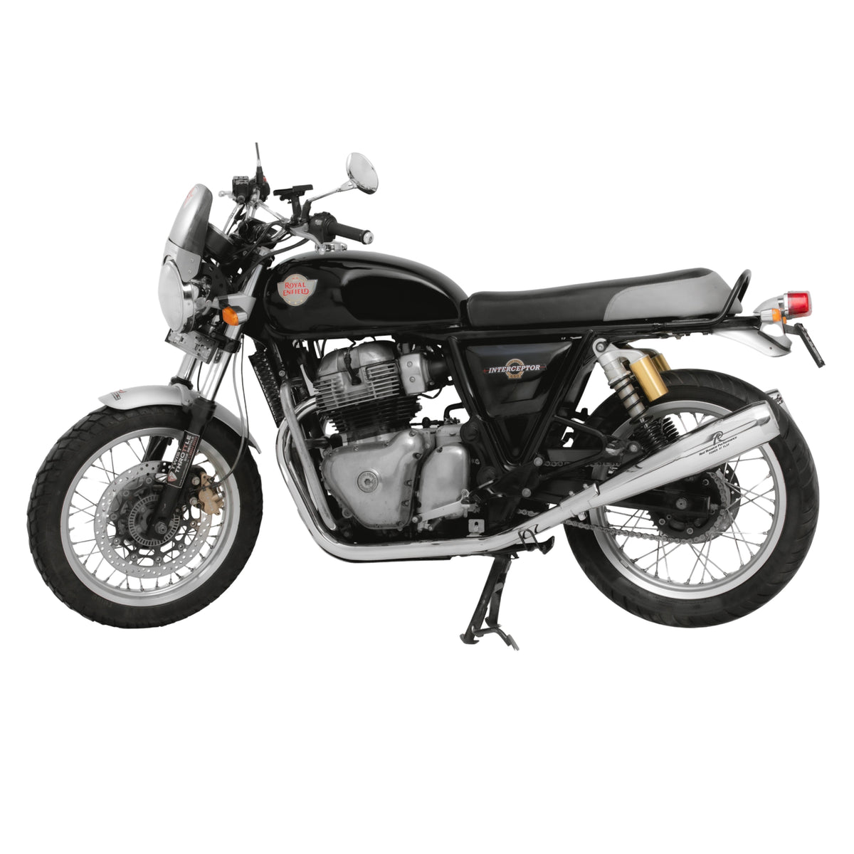 Stellar Pro Exhaust for Royal Enfield Interceptor 650 - Polish Finish