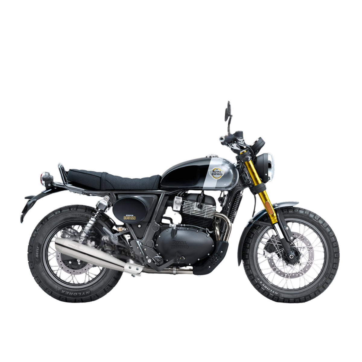 Stellar X Exhaust for Royal Enfield Bear 650 - Polish Finish
