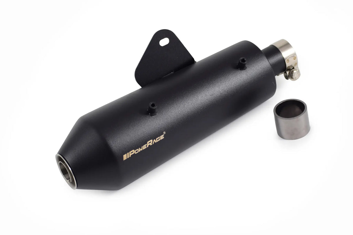 RE Hunter - Black Finish - PoweRage Performance Slip on Exhaust