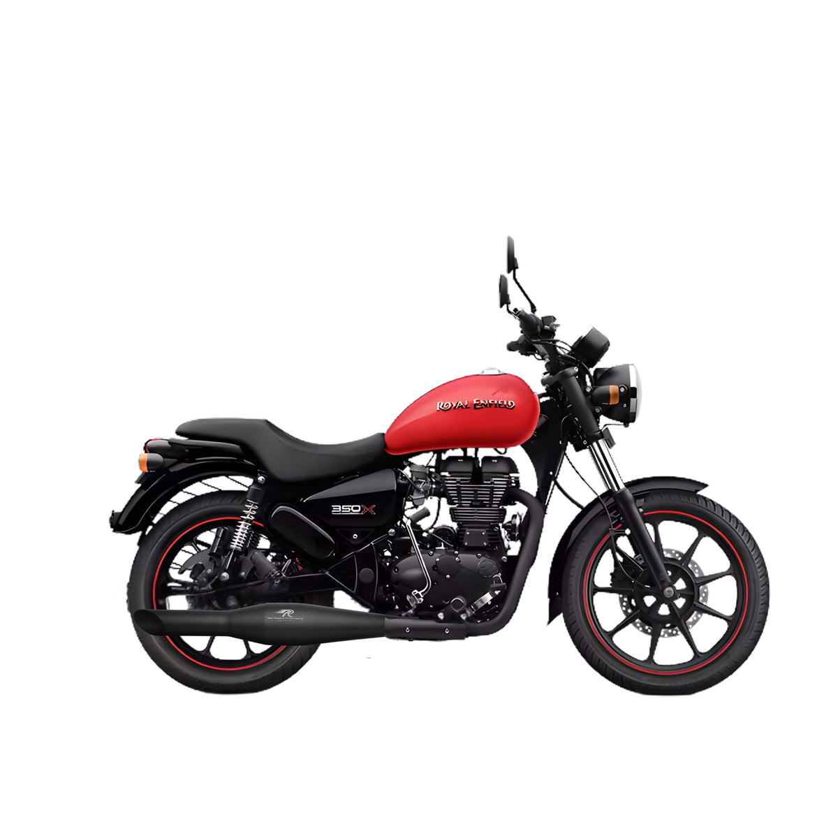Rumbler Exhaust for Thunderbird 350X - Black Finish