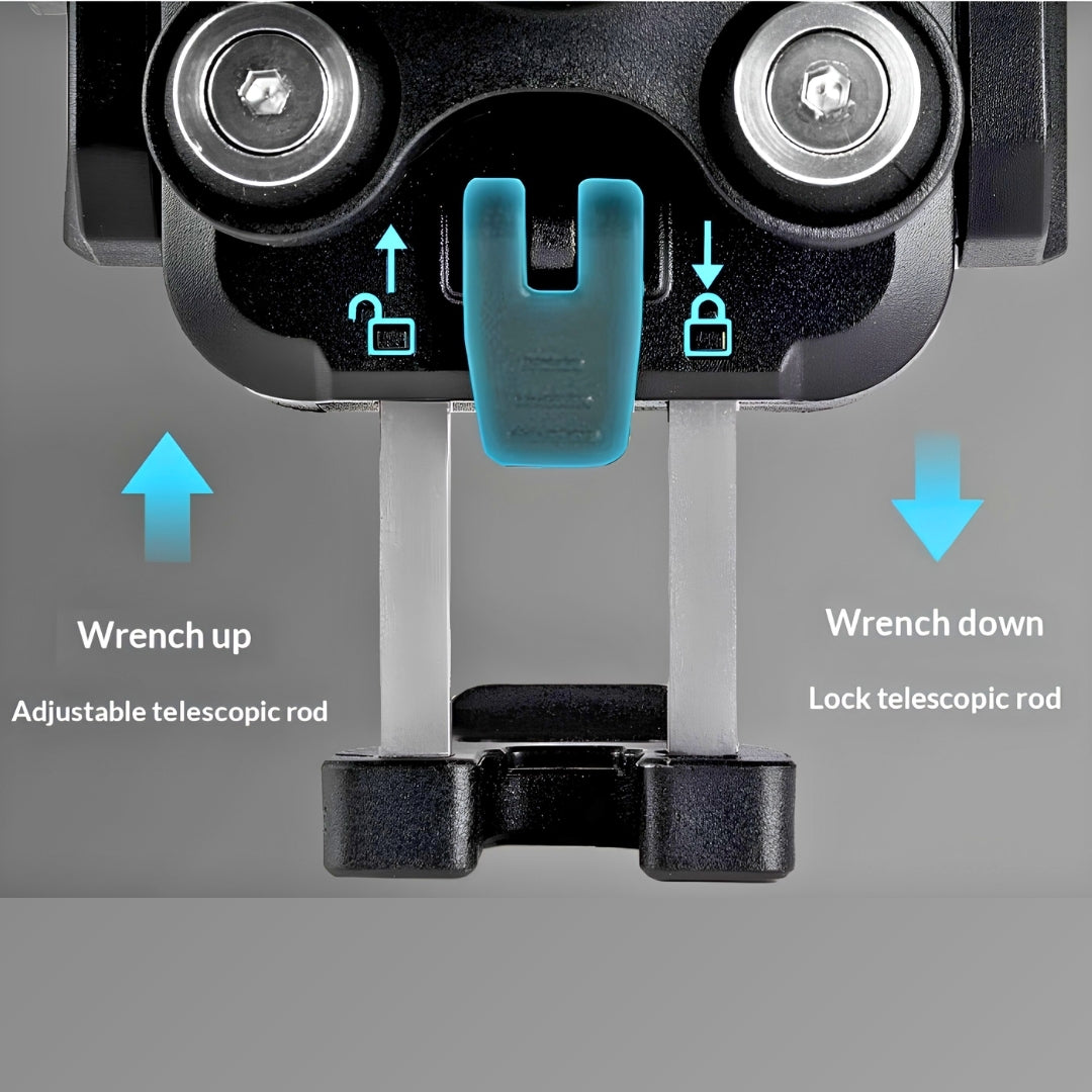LGP - 1314 Motorcycle Mobile Holder with Vibration Damper & Quick Release Secure Adjustable Phone Mount for Bike & Motorcycle Handlebar