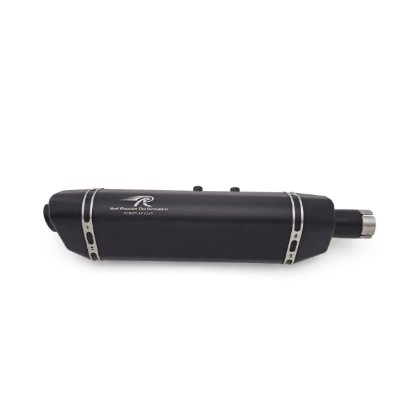Vertex Exhaust for Royal Enfield Scram 411 - Black Finish