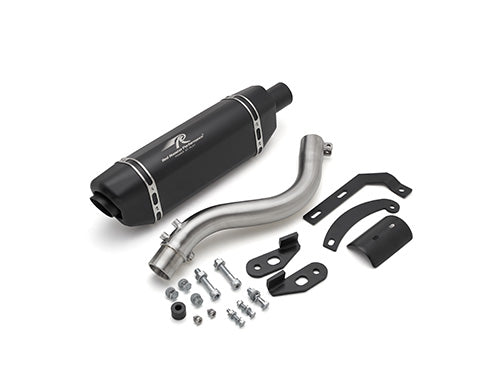 Vertex Pro Exhaust For Royal Enfield Himalayan 450 - Black Finish