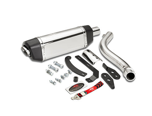 Vertex Pro Exhaust For Royal Enfield Himalayan 450 - Polish Finish