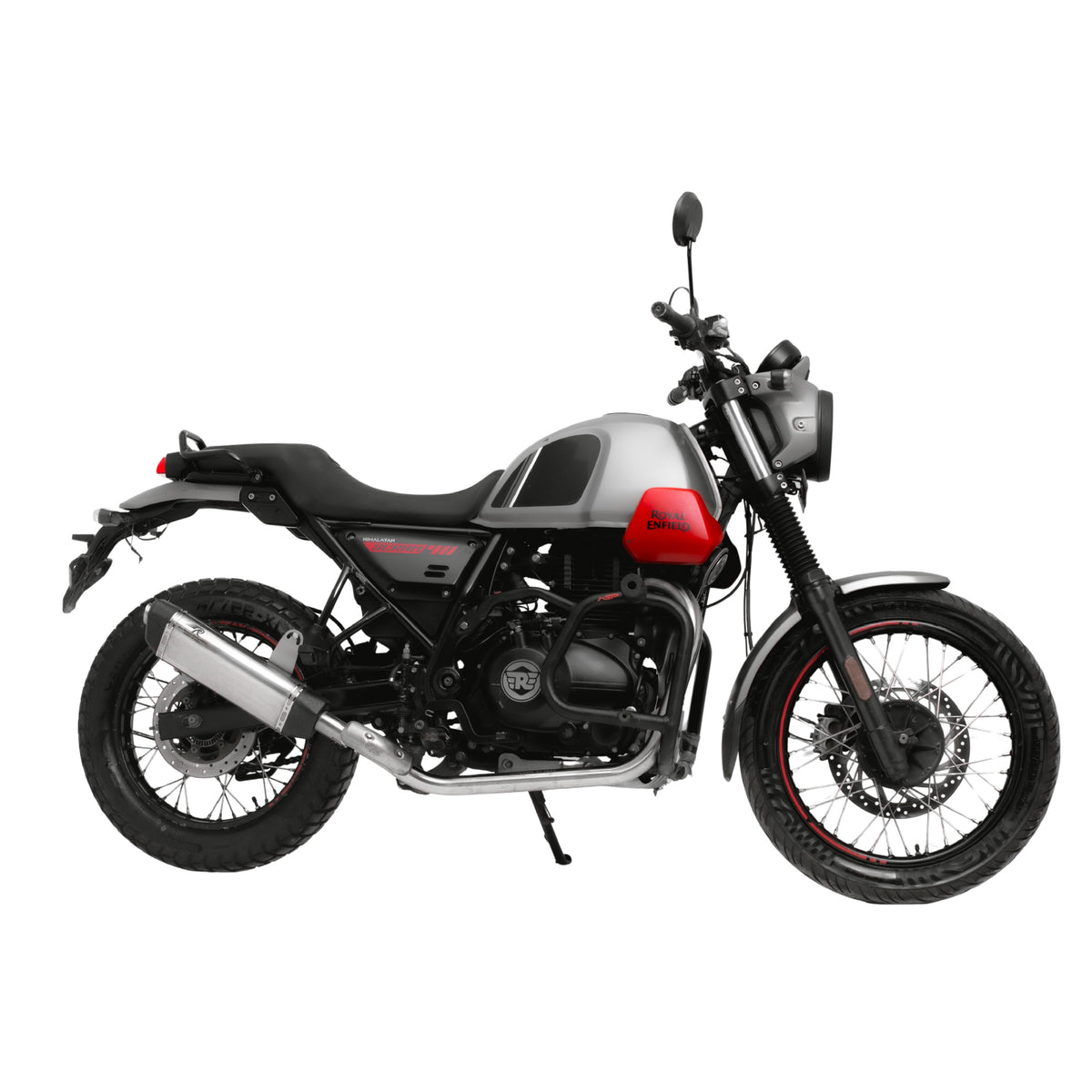Vertex Exhaust for Royal Enfield Scram 440 - Matte Finish