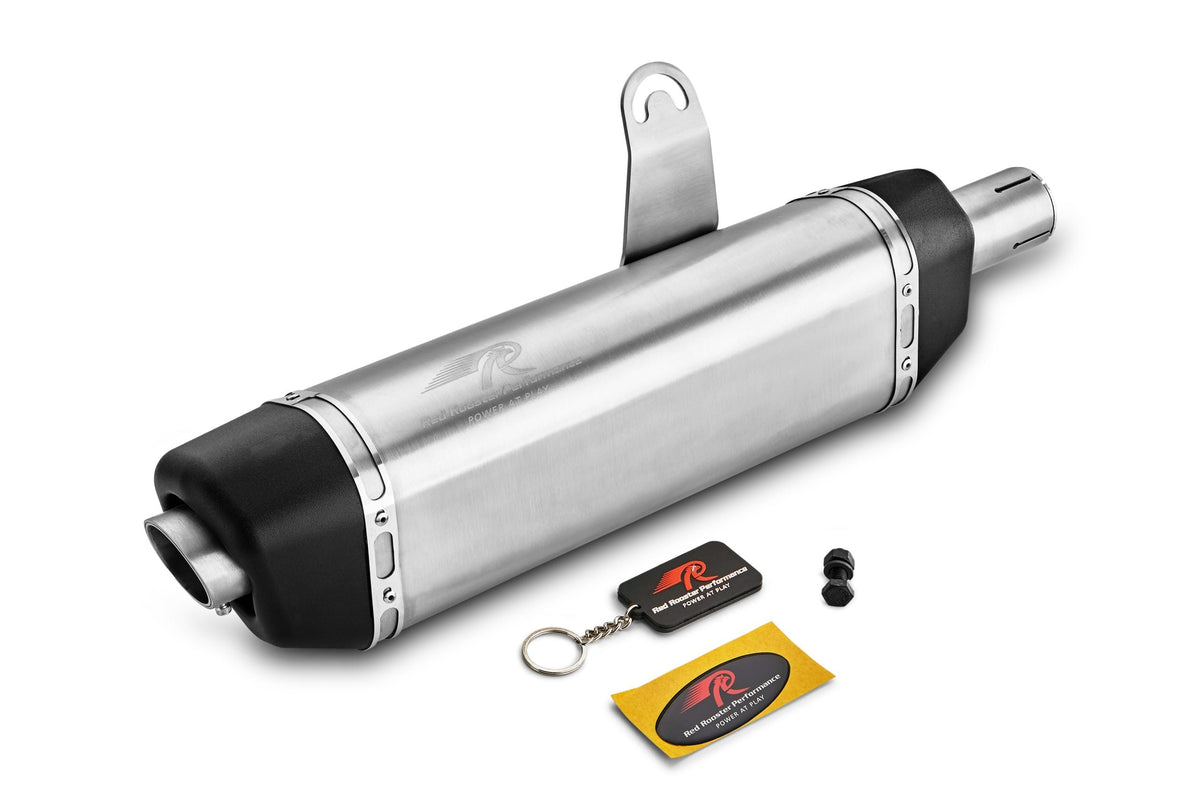 Vertex Exhaust for Royal Enfield Scram 440 - Matte Finish