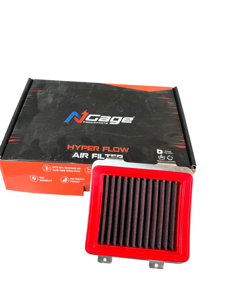 KTM DUKE 390 GENERATION 3 HYPERFLOW AIR FILTER- NGAGE POWERPARTS