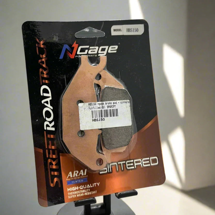 COMBO - HNESS 350 / 350RS / CB350 | front and rear sintered brake pads | NGAGE POWERPARTS - ARAI Certified for Extreme Performance
