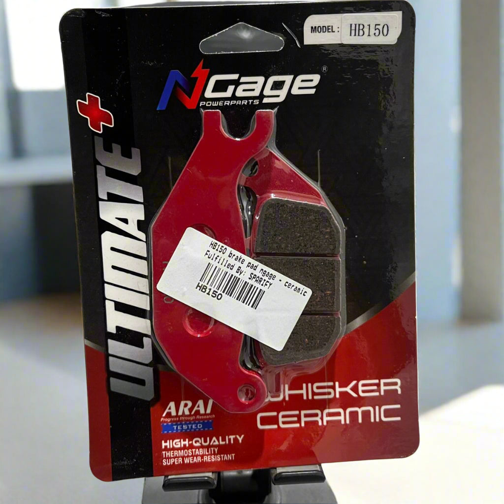 HONDA CB H'NESS 350/CB 350/ CB 350RS | rear whisker ceramic Ultimate + brake pads | NGAGE POWERPARTS