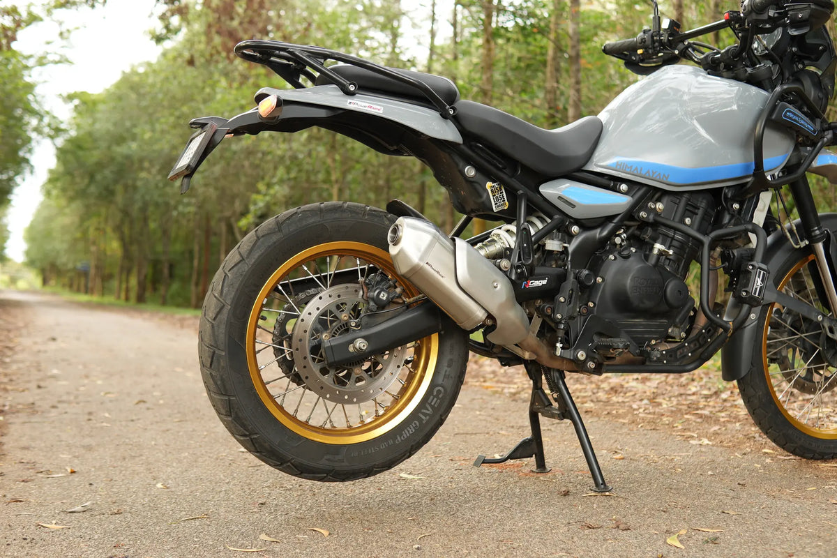 Royal Enfield Himalayan 450 PoweRage Performance Slip-On Exhaust with bend pipe