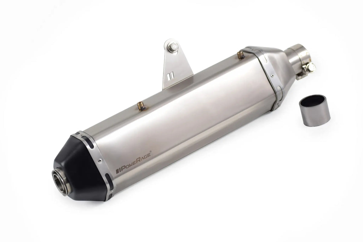 RE Himalayan 411 Brushed Steel Finish (Matte) PoweRage Performance Slip on Exhaust
