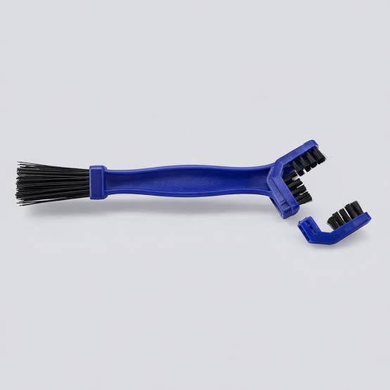 Motorcycle Chain Cleaner Brush, 3-Sided Chain Cleaning Brush for Bikes