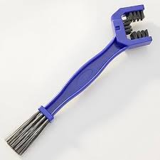 Motorcycle Chain Cleaner Brush, 3-Sided Chain Cleaning Brush for Bikes