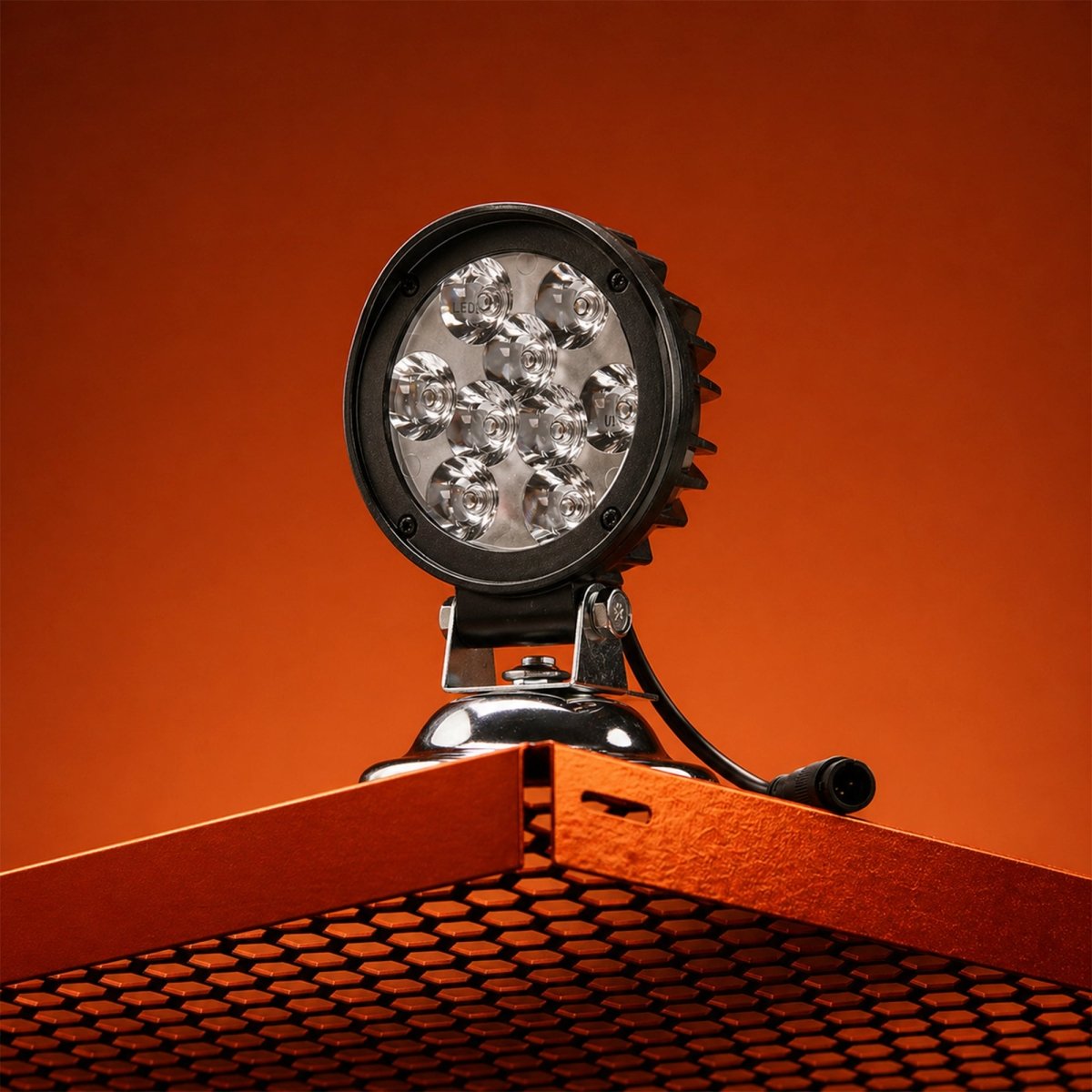 LGP 9 LED Cap Fog Lamp for Bike | Compact Waterproof Auxiliary Light | Universal Fit for All Motorcycles & Scooters - LGP India