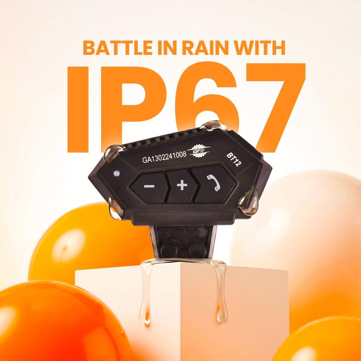 LGP BLUETOOTH BT-12 WIRELESS MOTORCYCLE HELMET HEADSET WITH MIC - LGP India