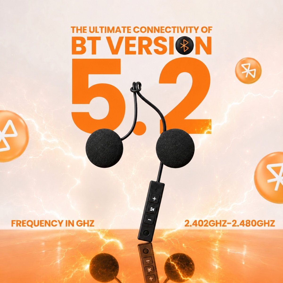 LGP BLUETOOTH BT-8 WIRELESS HELMET HEADSET FOR CALLING AND MUSIC WITH MIC - LGP India