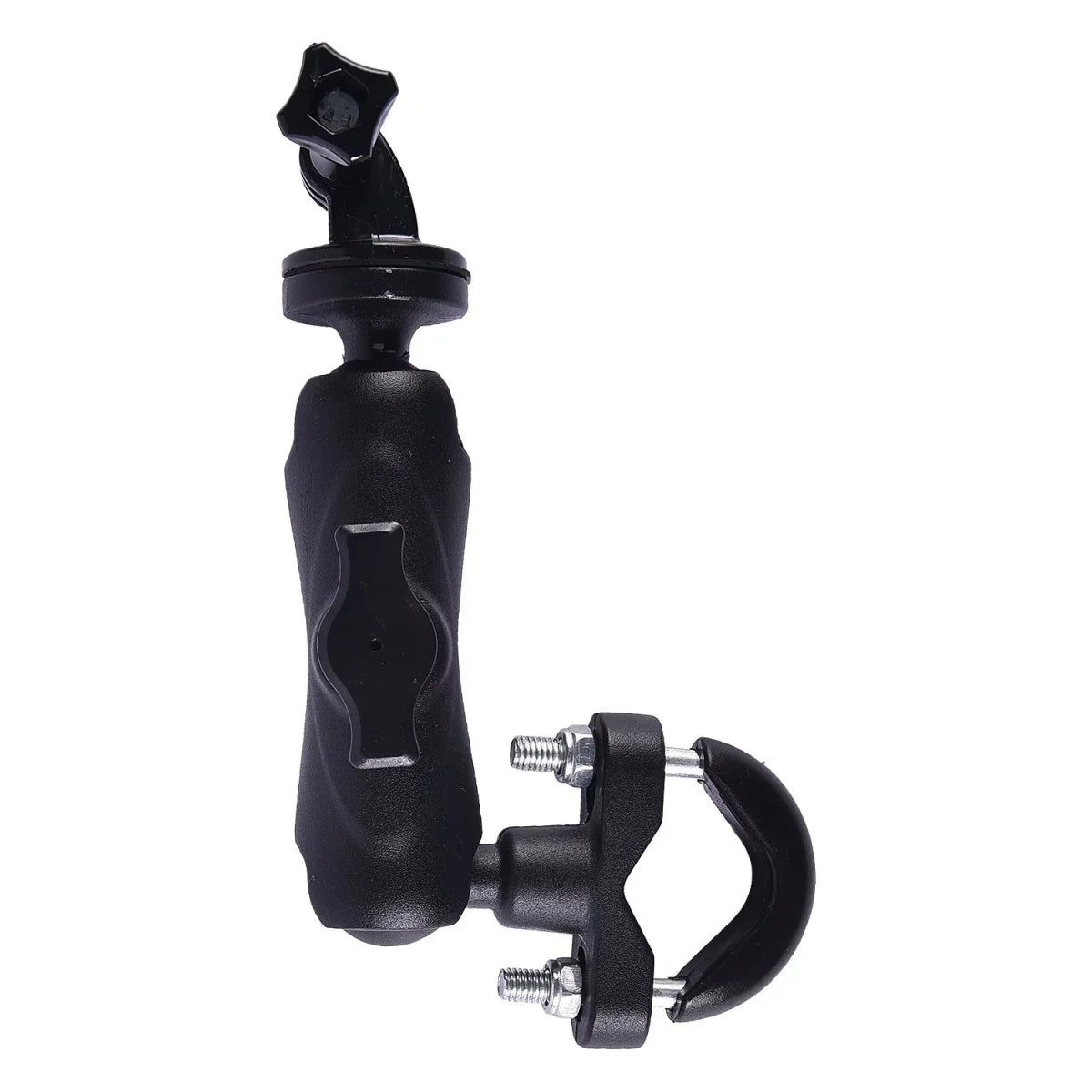 LGP MOTORCYCLE CAMERA MOUNT WITH 360 ROTATIONAL HANDLE BAR AND MIRROR BAR FITHANDLE BAR - LGP India