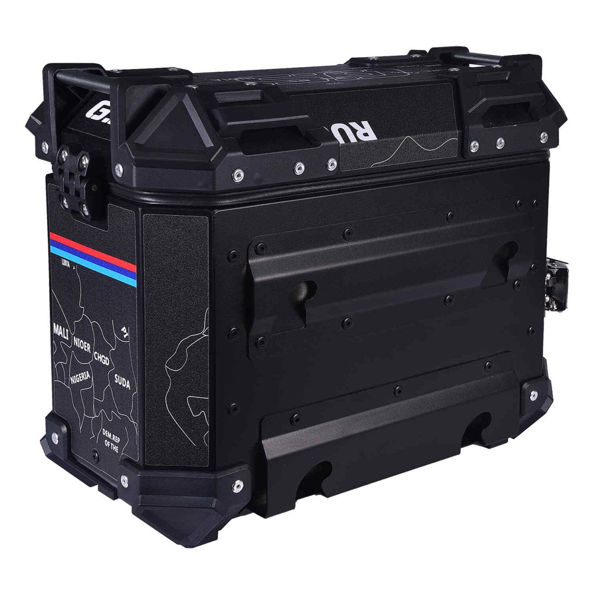 LGP PANNIER BOX 25L BLACK MAP LINE - LGP India