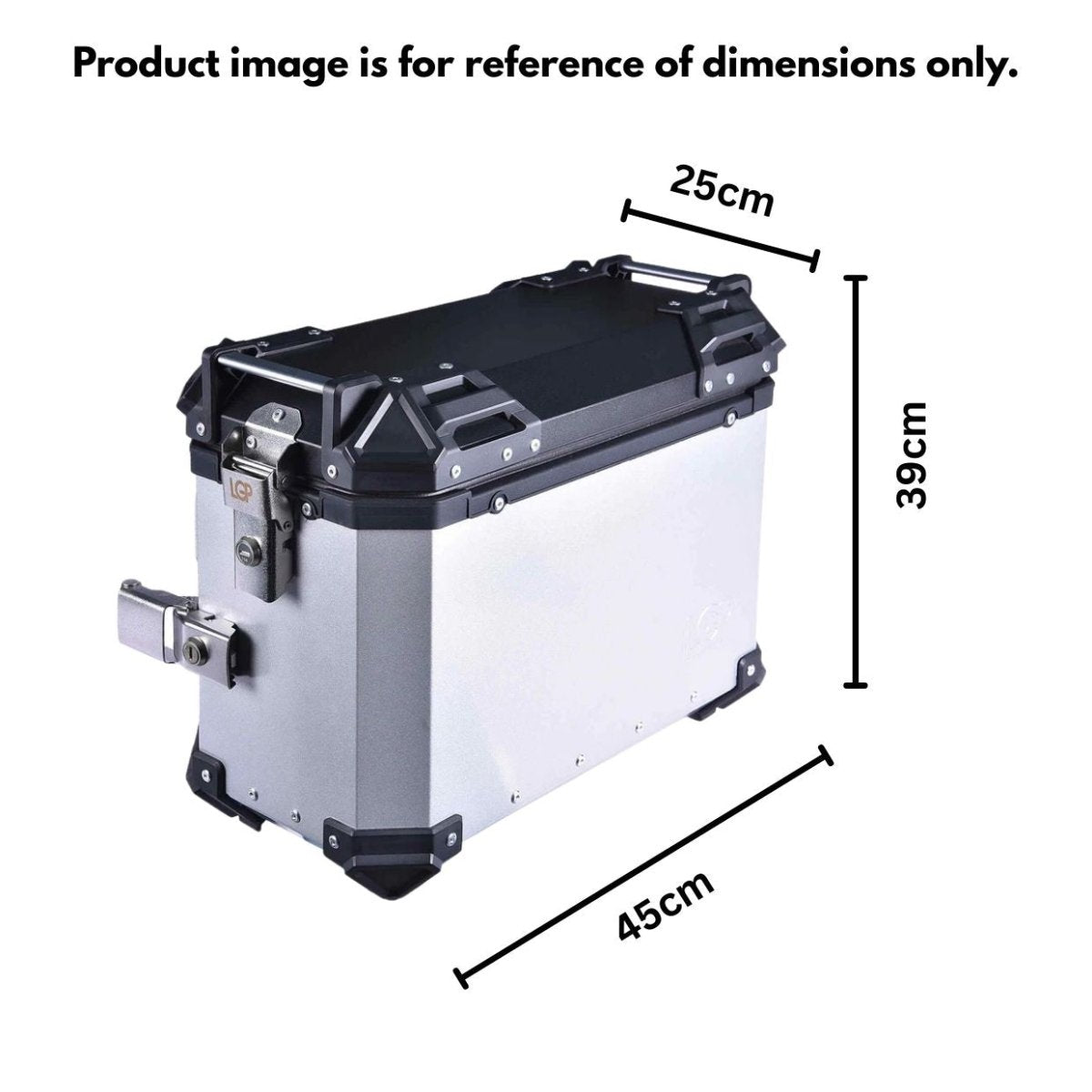 LGP PANNIER BOX 38L WHITE MAP LINE FOR PET - LGP India