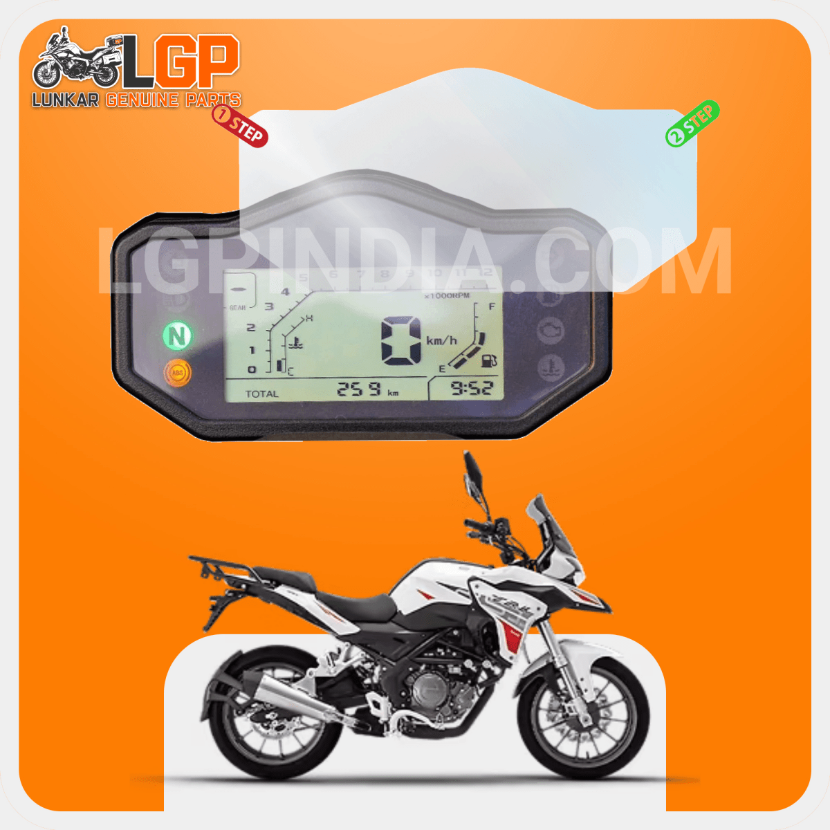 LGP SCREEN GUARD DISPLAY PROTECTOR BENELLIBENELLI TRK 251 - LGP India