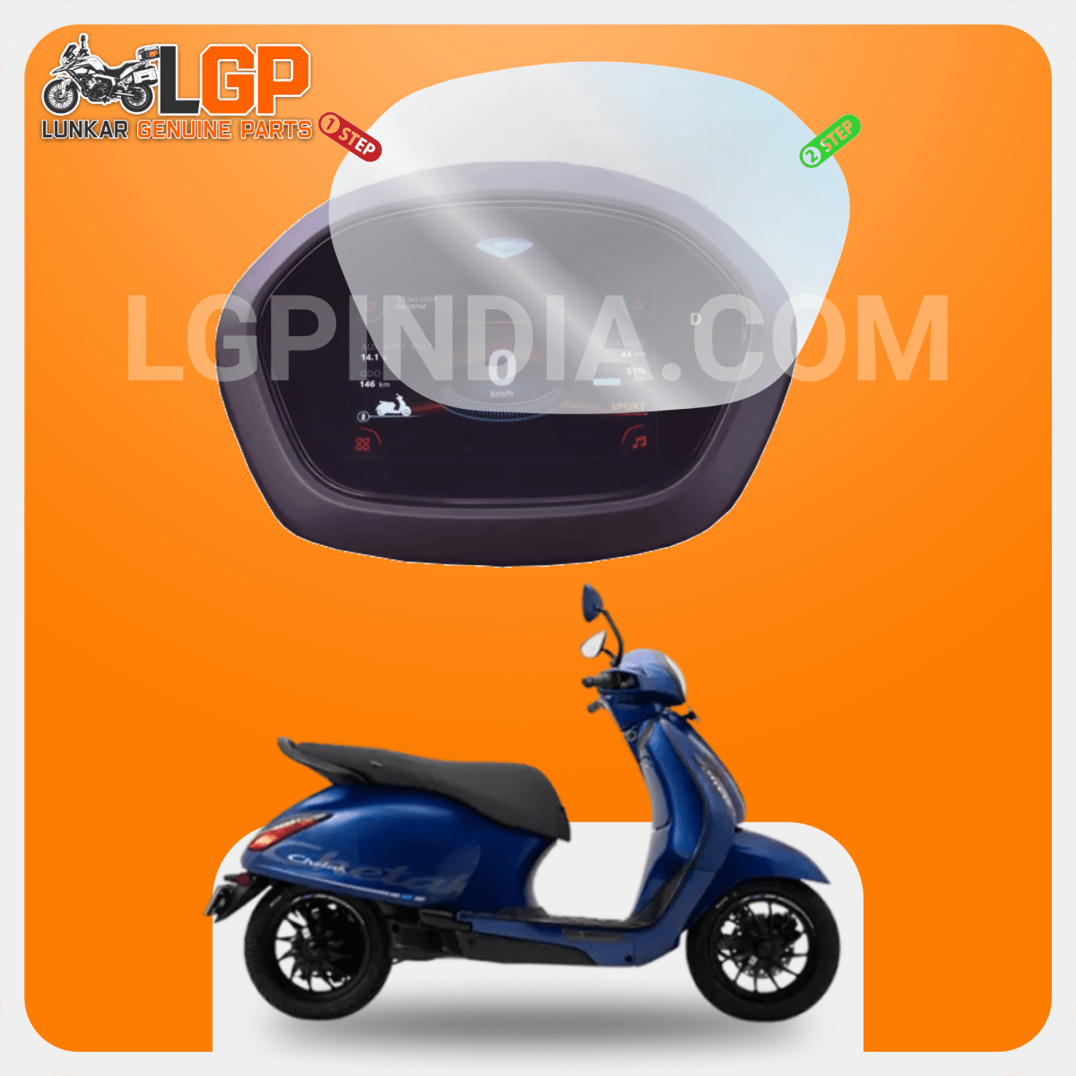 LGP SCREEN GUARD DISPLAY PROTECTOR CHETAKPREMIUM 2443 (WITHOUT TOUCH) - LGP India