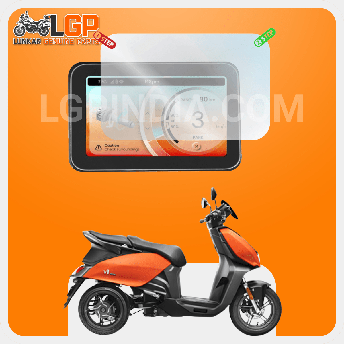 LGP SCREEN GUARD DISPLAY PROTECTOR HEROVIDA V1 PRO / V2 - LGP India