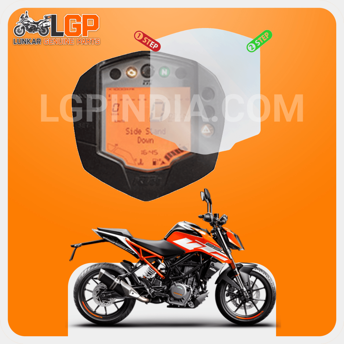 LGP SCREEN GUARD DISPLAY PROTECTOR KTMDUKE RC / 125 / 200 / 250 - LGP India