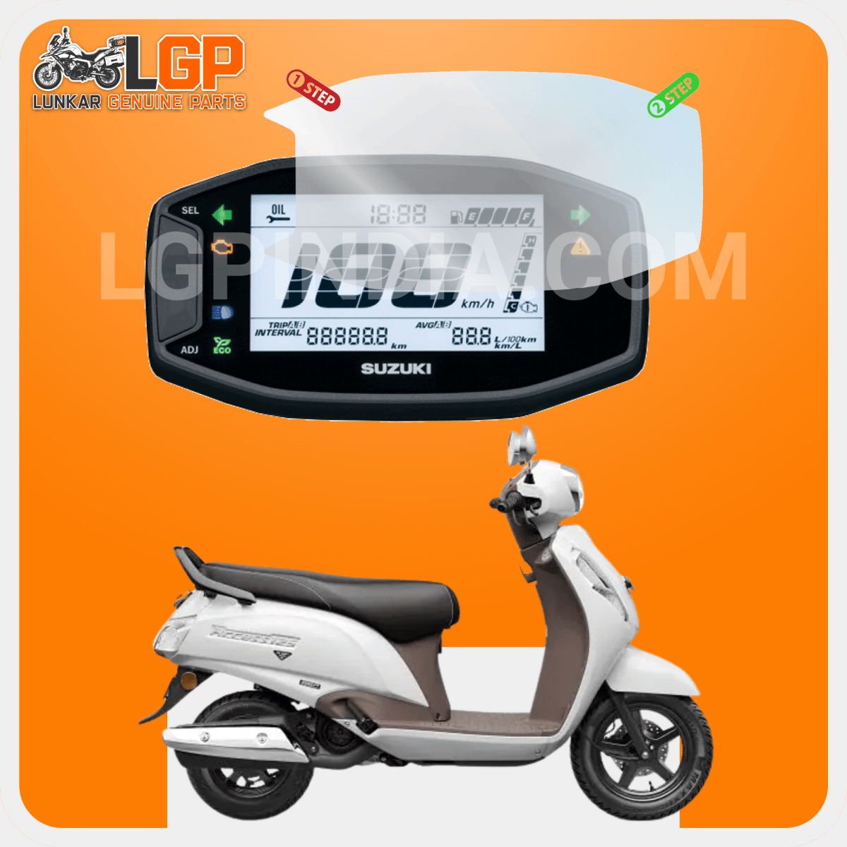 LGP SCREEN GUARD DISPLAY PROTECTOR SUZUKI"ACCESS 125 (RIDE COONECT EDITION 2025 +) AVENIS 125 GIXXER 150 E20 GIXXER SF 150 E20/ GIXXER 250 GIXXER 250/ GIXXER SF 250/ GIXXER SF 250 FFV V STROM SX 250/ BURGMAN STREET EX" - LGP India