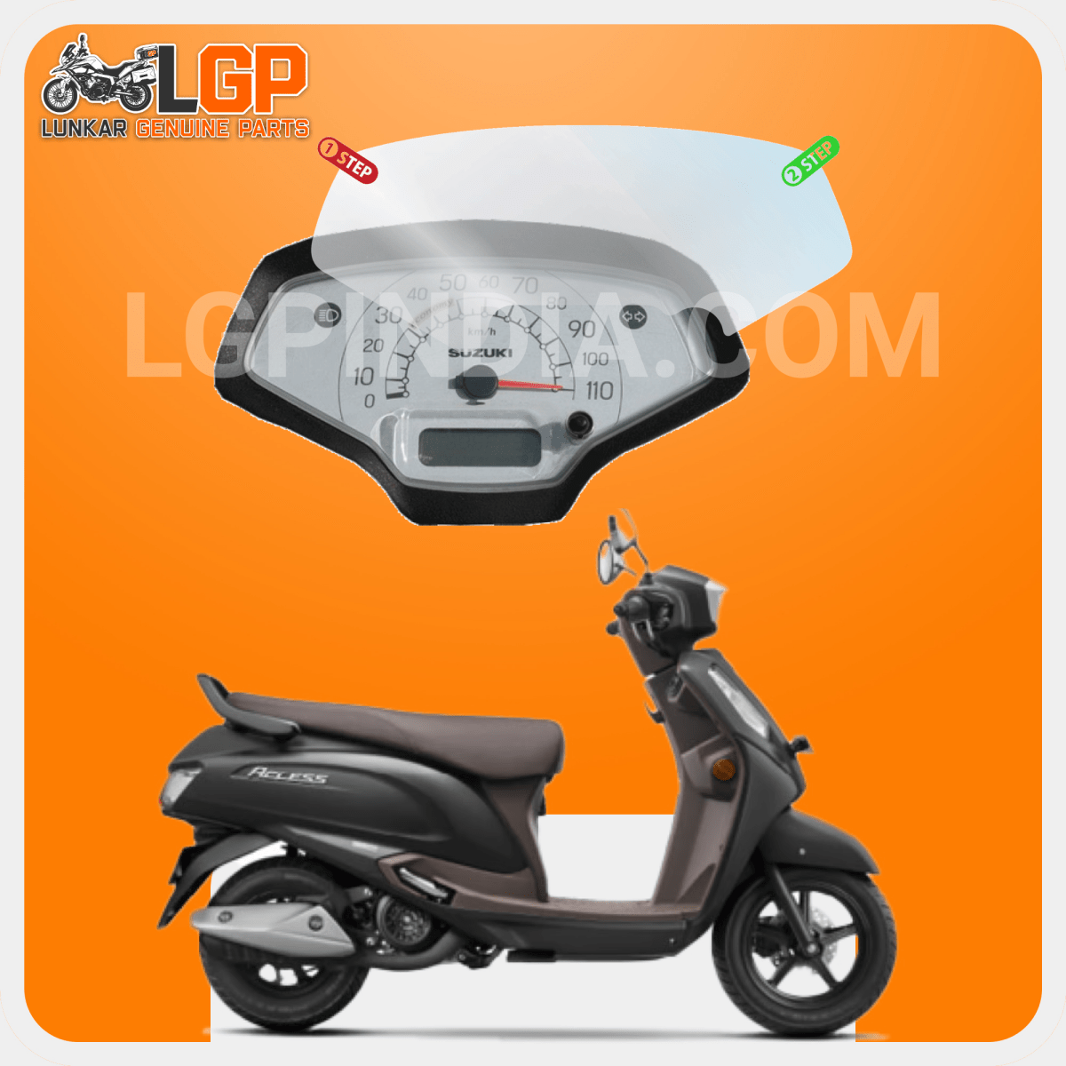 LGP SCREEN GUARD DISPLAY PROTECTOR SUZUKIACCESS 125 - ANALOGUE/ ACCESS SPECIAL EDITION - LGP India
