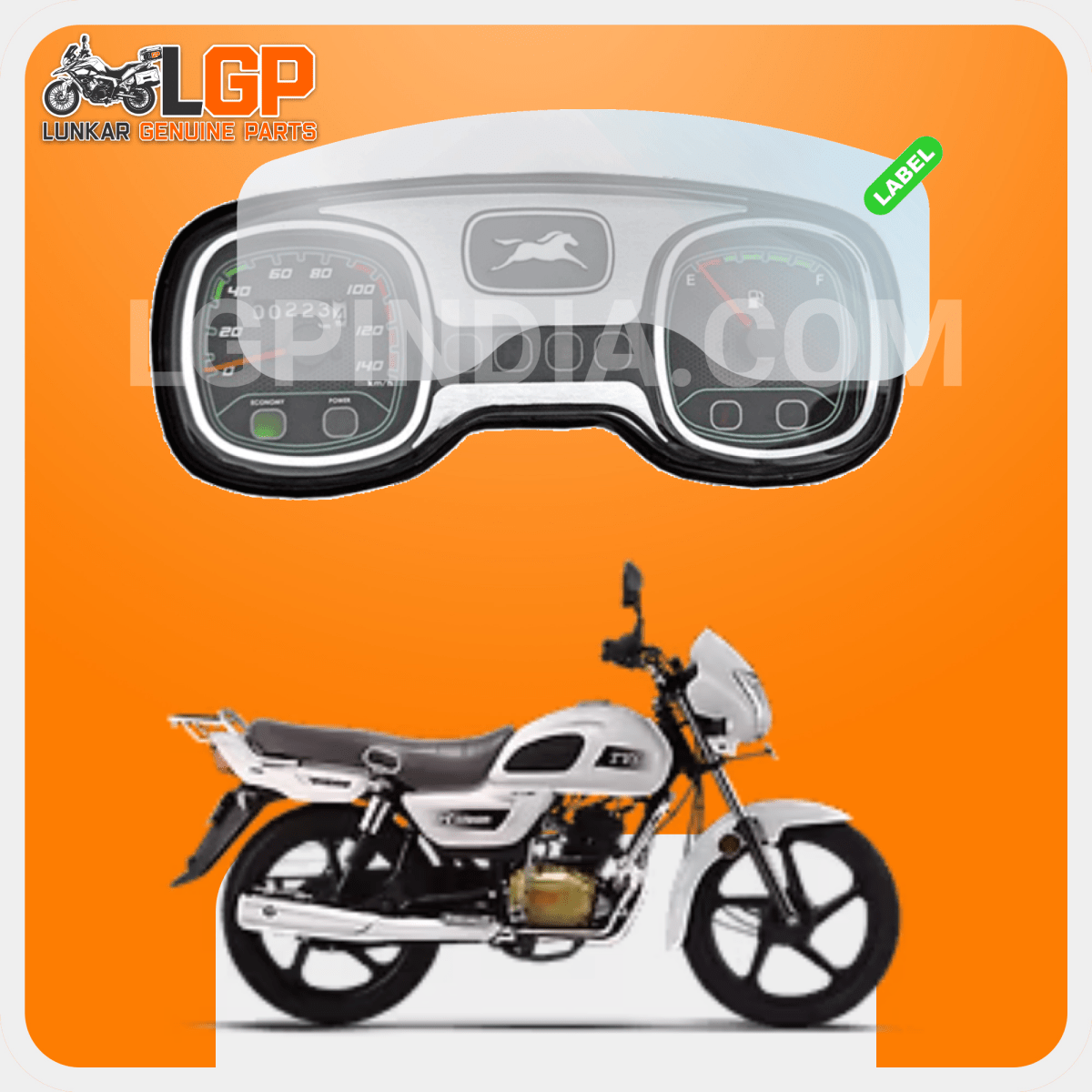 LGP SCREEN GUARD DISPLAY PROTECTOR TVSRADEON (ANALOG METER) - LGP India