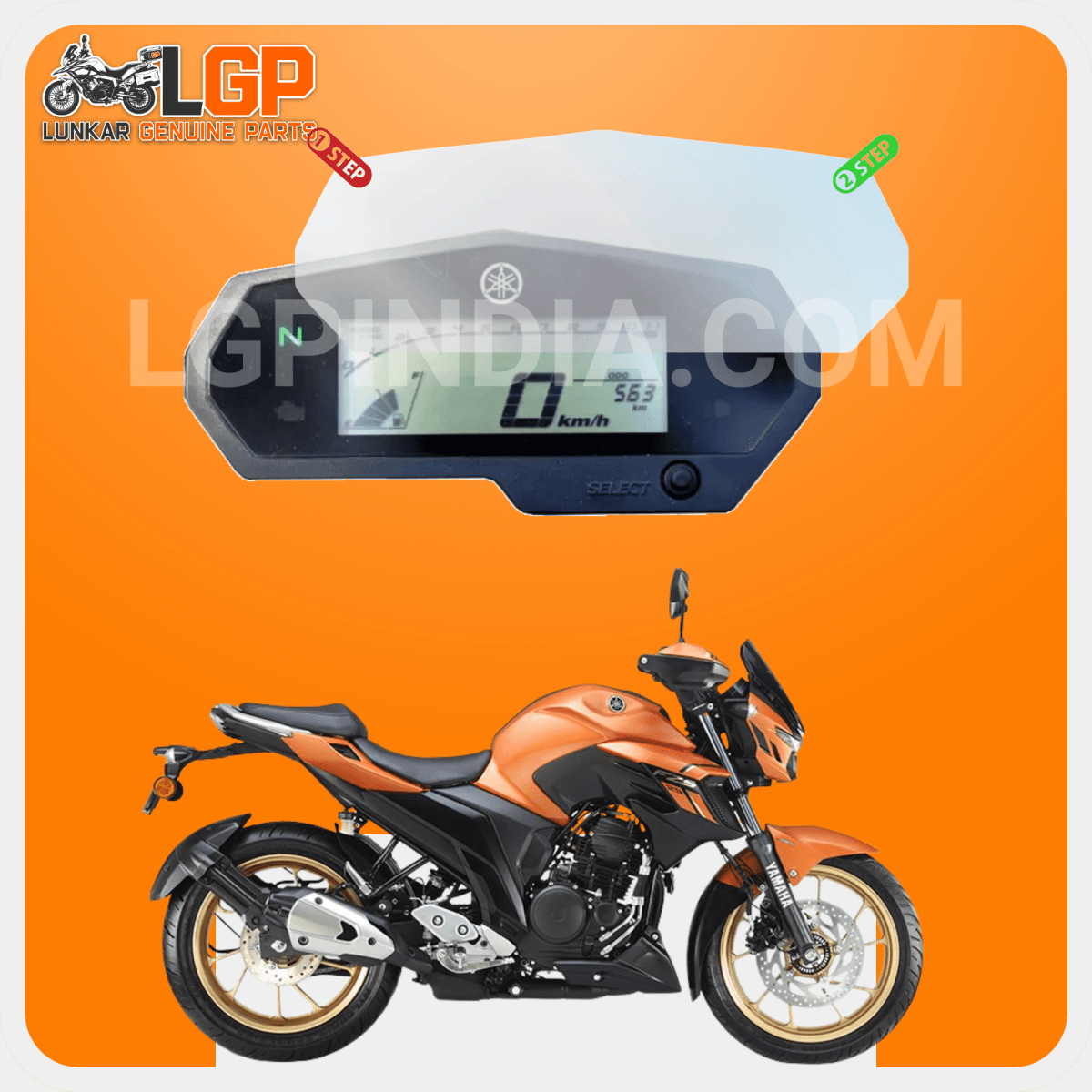 LGP SCREEN GUARD DISPLAY PROTECTOR YAMAHAFZ 25 - LGP India