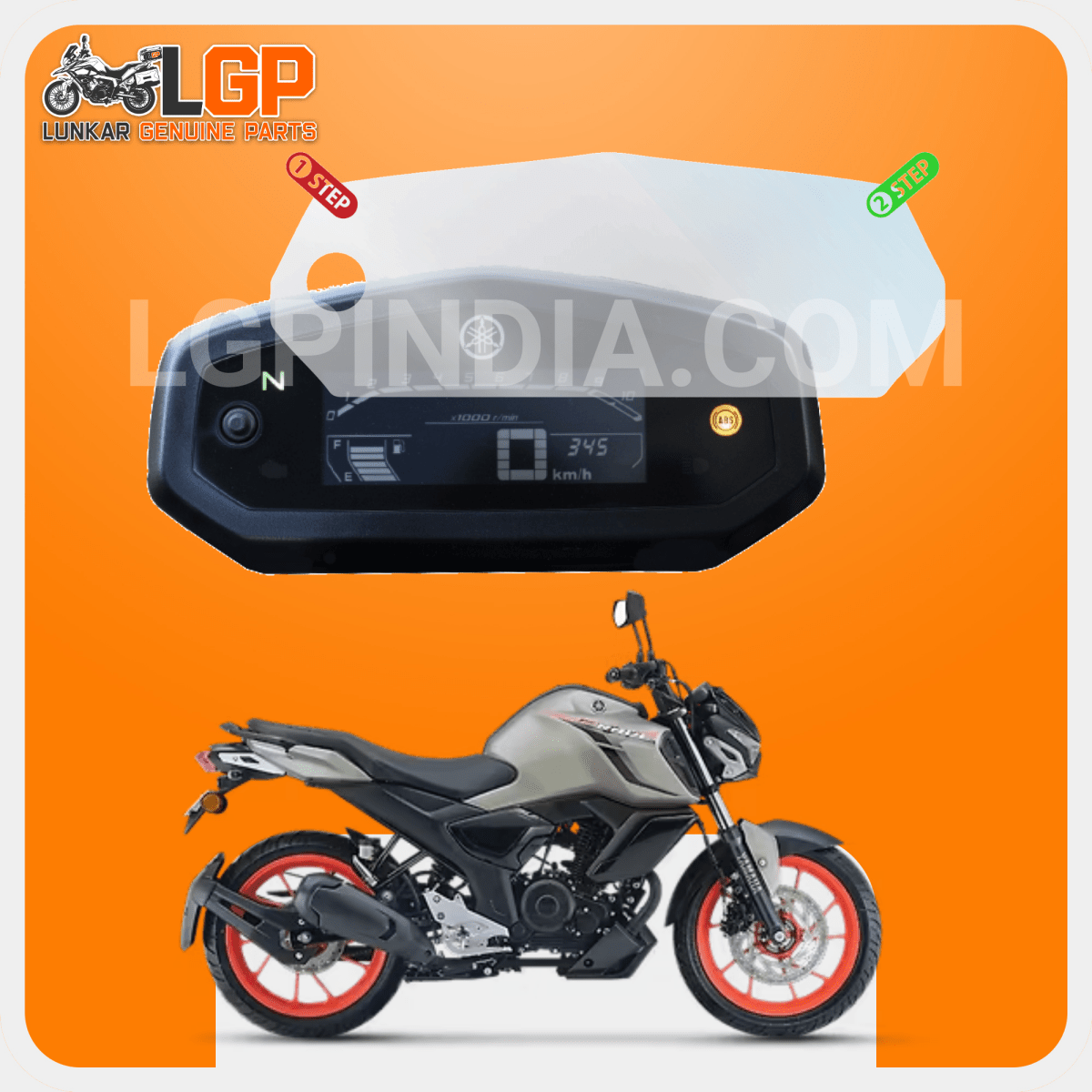 LGP SCREEN GUARD DISPLAY PROTECTOR YAMAHAFZ S v3/ FZ v3 - LGP India